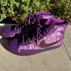 Women’s Nike Blazer Mid 'Night Purple' Shoes Sz 8.5